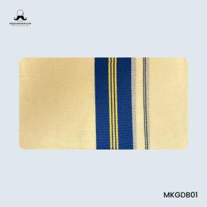 Double Mundu Blue Gold