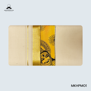 Hand Painted Mundu Kathakali