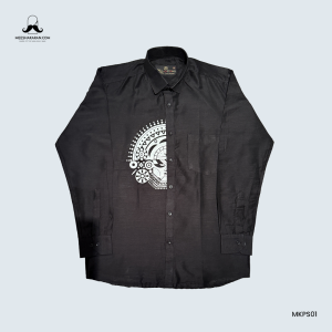 Printed Shirt Black MKPSBLK09