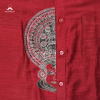 Shirt Mundu Combo Maroon MKMSCM06