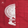 Shirt Mundu Combo Maroon MKMSCM02
