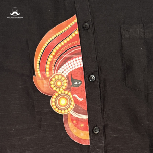 Printed Shirt Black MKPSBLK06