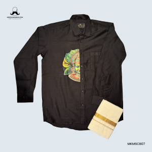 Shirt Mundu Combo Black MKMSCB07