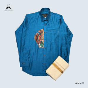Shirt Mundu Combo Blue MKMSC03