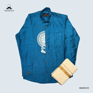 Shirt Mundu Combo Blue MKMSC05