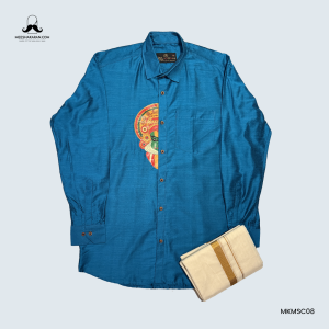 Shirt Mundu Combo Blue MKMSC08