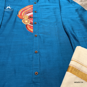 Shirt Mundu Combo Blue MKMSC04