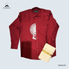 Shirt Mundu Combo Maroon MKMSCM02